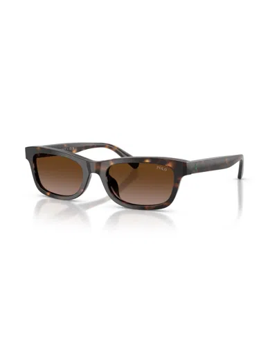Polo Ralph Lauren Unisex Sunglasses, Ph4245u In Shiny Dark Havana