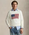 Polo Ralph Lauren Unisex The Iconic Flag Sweater In White