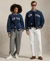 Polo Ralph Lauren Unisex Yankees Denim Jacket In Gold