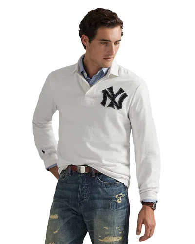 Polo Ralph Lauren Unisex Yankees Rugby Shirt In White