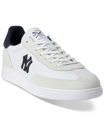 Polo Ralph Lauren Unisex Yankees Sneaker In Bianco