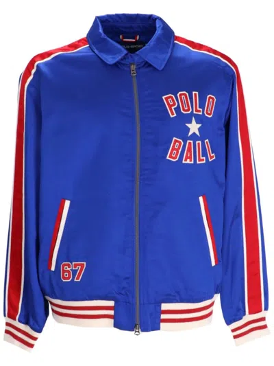 Polo Ralph Lauren Unlined Bomber Jacket In Blue