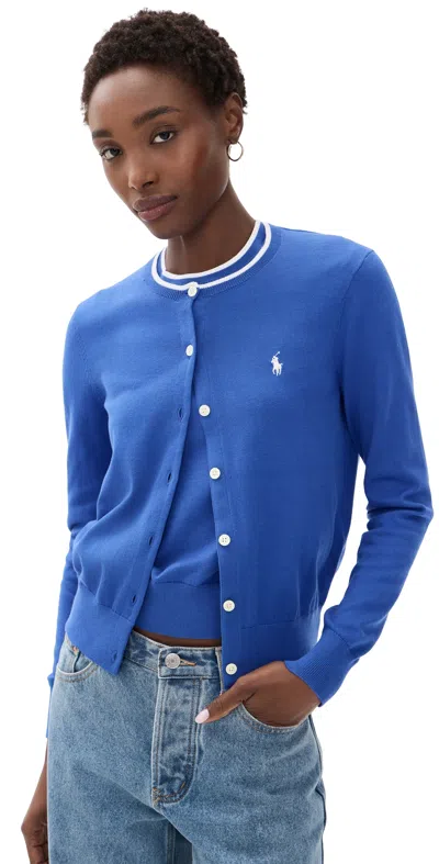 Polo Ralph Lauren Us Open Cotton Cardigan Blue