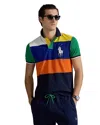 Polo Ralph Lauren Unisex Us Open Custom Slim Mesh Polo Shirt In Multi