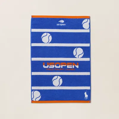 Polo Ralph Lauren Us Open Striped Tea Towel In Blue Multi