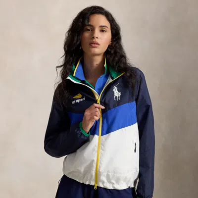 Polo Ralph Lauren Us Open Umpire Jacket In Refined Navy Multi
