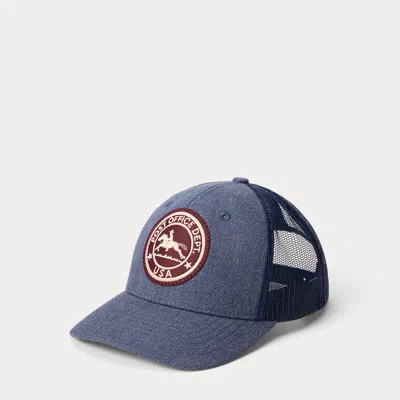 Polo Ralph Lauren Usps Carrier Mesh Cap In Mail Blue