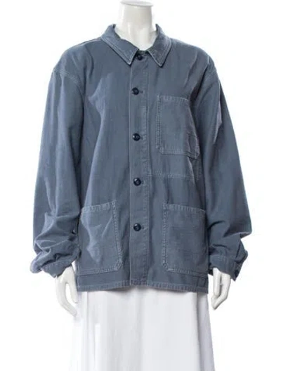 Pre-owned Polo Ralph Lauren Utility Jacket In Blue