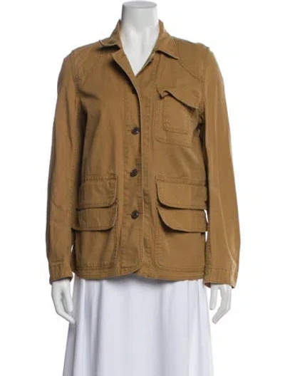 Pre-owned Polo Ralph Lauren Utility Jacket In Brown