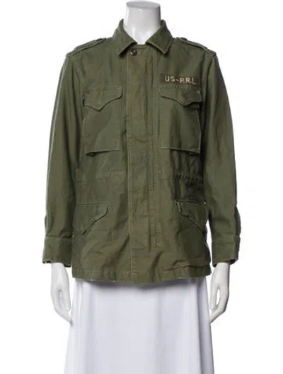 Pre-owned Polo Ralph Lauren Utility Jacket In Green