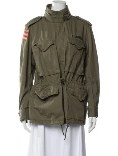 Pre-owned Polo Ralph Lauren Utility Jacket In Green