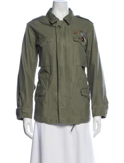 Pre-owned Polo Ralph Lauren Utility Jacket In Green