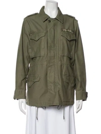 Pre-owned Polo Ralph Lauren Utility Jacket In Green
