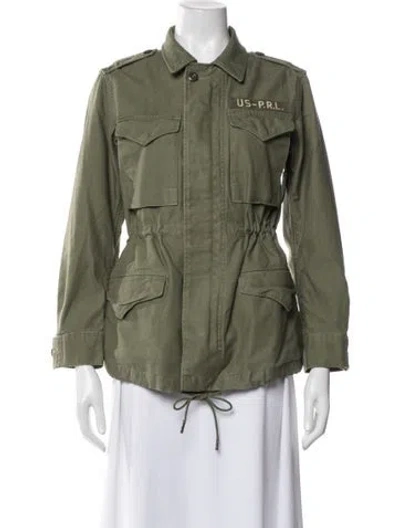 Pre-owned Polo Ralph Lauren Utility Jacket In Green