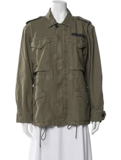 Pre-owned Polo Ralph Lauren Utility Jacket In Green