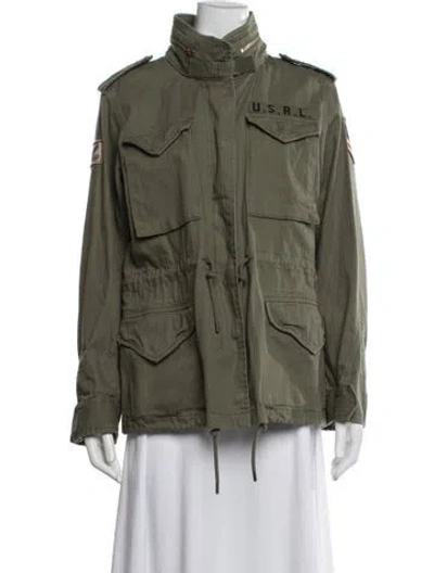 Pre-owned Polo Ralph Lauren Utility Jacket In Green