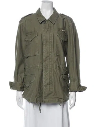 Pre-owned Polo Ralph Lauren Utility Jacket In Green