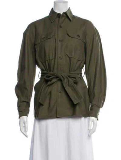 Pre-owned Polo Ralph Lauren Utility Jacket In Green