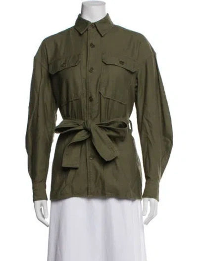 Pre-owned Polo Ralph Lauren Utility Jacket In Green