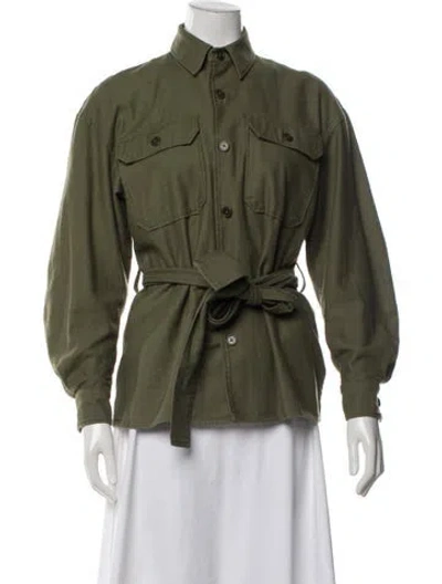 Pre-owned Polo Ralph Lauren Utility Jacket In Green