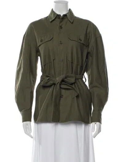 Pre-owned Polo Ralph Lauren Utility Jacket W/ Tags In Green