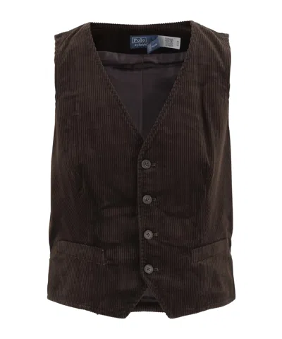 POLO RALPH LAUREN POLO RALPH LAUREN V-NECK BUTTON-UP GILET