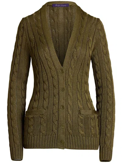 Polo Ralph Lauren V-neck Cardigan In Green