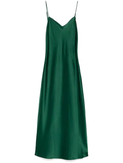 Polo Ralph Lauren V-neck Dress In Green