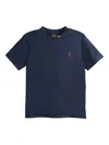 Polo Ralph Lauren Kids' Cotton Jersey Crewneck Tee In Cruise Navy