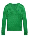 Polo Ralph Lauren Pullover Mit V-ausschnitt In Green
