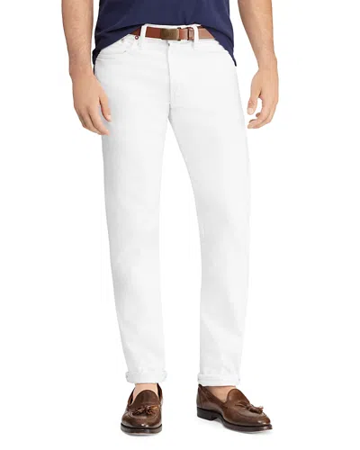 POLO RALPH LAUREN VARICK SLIM STRAIGHT JEANS IN WHITE,710726968001