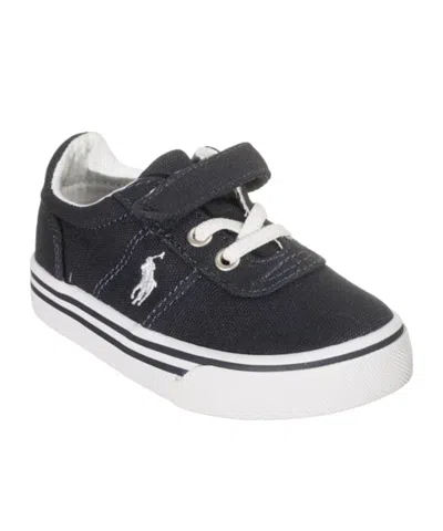 Polo Ralph Lauren Velcro Casual Sports Shoes In Black