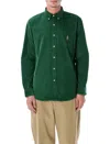 Polo Ralph Lauren Corduroy Button-down Shirt Embroidery In Multi