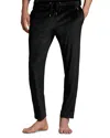 Polo Ralph Lauren Velour Pajama Pants In Black