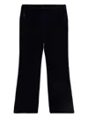 Polo Ralph Lauren Ralph Lauren Metallic Velvet Flare Legging In Blue