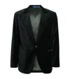 Polo Ralph Lauren Velvet Blazer In Green