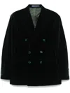 Polo Ralph Lauren Velvet Blazer In Green