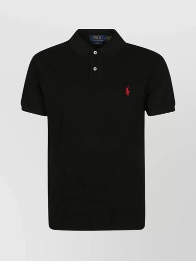 Polo Ralph Lauren Versatile Short Sleeve Polo Shirt In Black