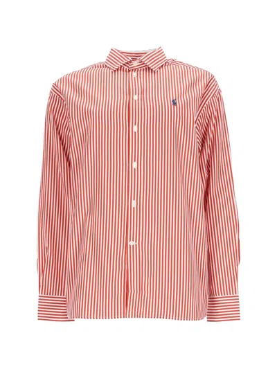 Polo Ralph Lauren Vertical-stripe Cotton Shirt In Red