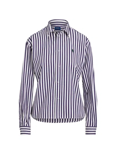 Polo Ralph Lauren Vertical-stripe Cotton Shirt In Multi