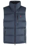 Polo Ralph Lauren Padded Gorham Navy Blue Vest In Blue