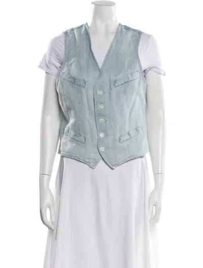 Pre-owned Polo Ralph Lauren Vest In Blue