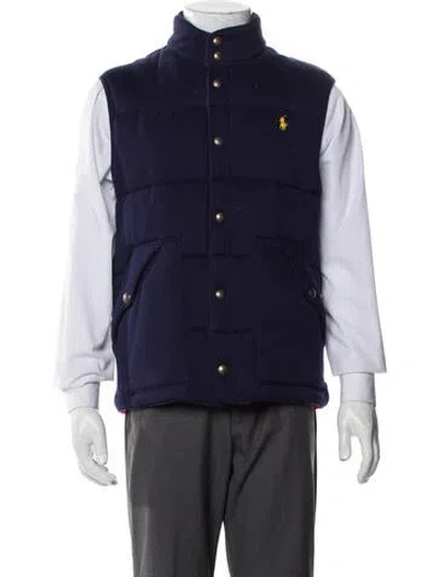 Pre-owned Polo Ralph Lauren Vest In Blue
