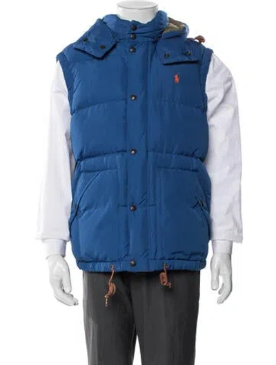 Pre-owned Polo Ralph Lauren Vest In Blue