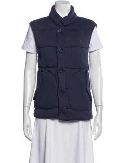 Pre-owned Polo Ralph Lauren Vest In Blue