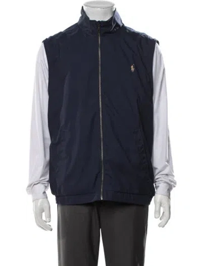 Pre-owned Polo Ralph Lauren Vest In Blue
