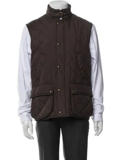 Pre-owned Polo Ralph Lauren Vest In Brown