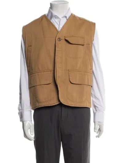 Pre-owned Polo Ralph Lauren Vest In Brown