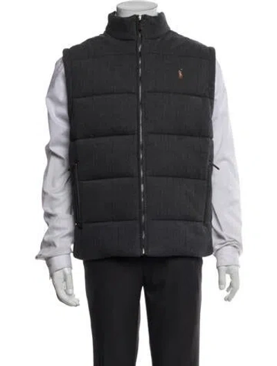 Pre-owned Polo Ralph Lauren Vest In Gray