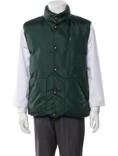 Pre-owned Polo Ralph Lauren Vest In Green